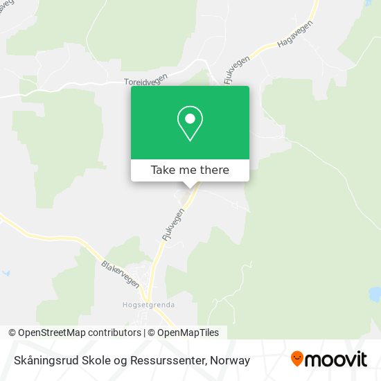 Skåningsrud Skole og Ressurssenter map