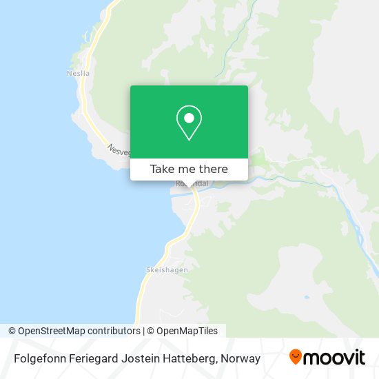Folgefonn Feriegard Jostein Hatteberg map
