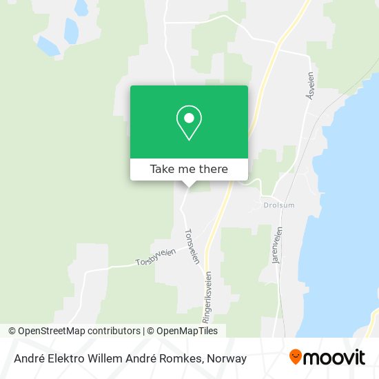 André Elektro Willem André Romkes map