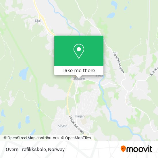 Overn Trafikkskole map