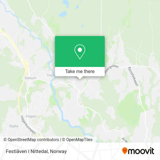 Festlåven i Nittedal map
