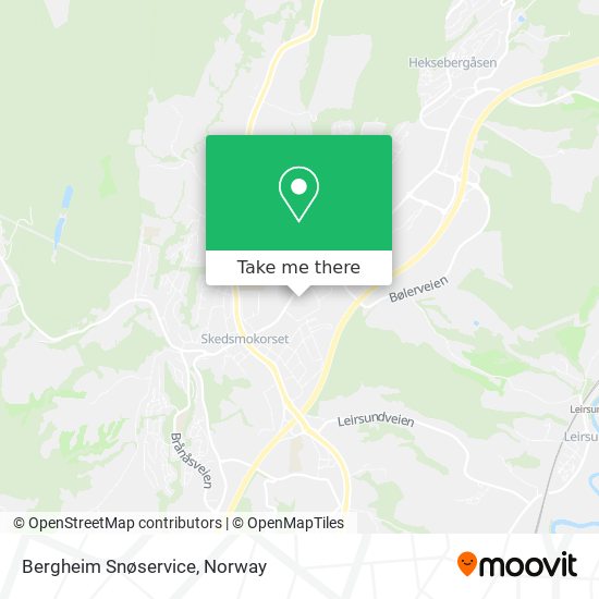 Bergheim Snøservice map