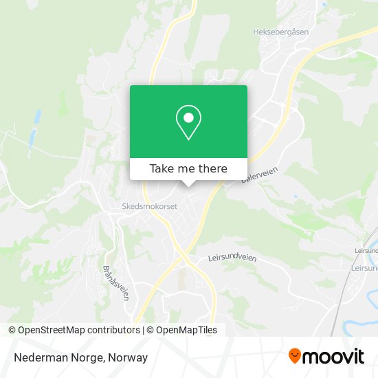 Nederman Norge map