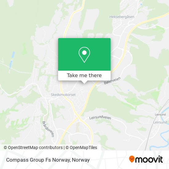 Compass Group Fs Norway map