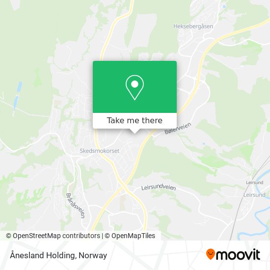 Ånesland Holding map