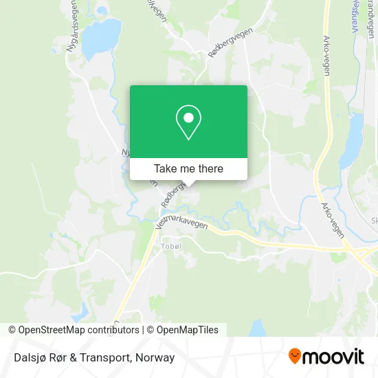 Dalsjø Rør & Transport map