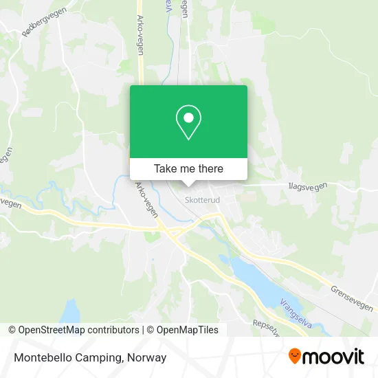 Montebello Camping map