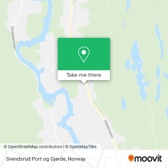 Svendsrud Port og Gjerde map