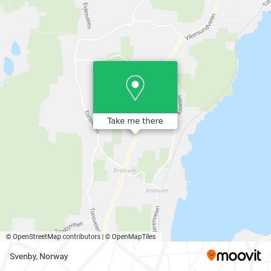 Svenby map