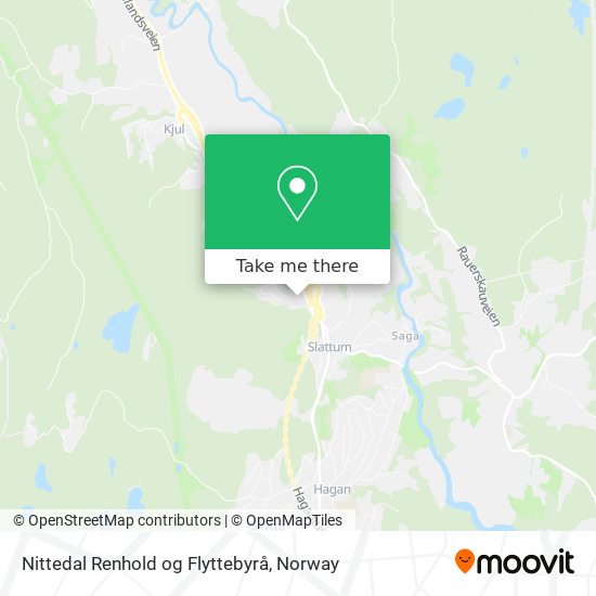 Nittedal Renhold og Flyttebyrå map