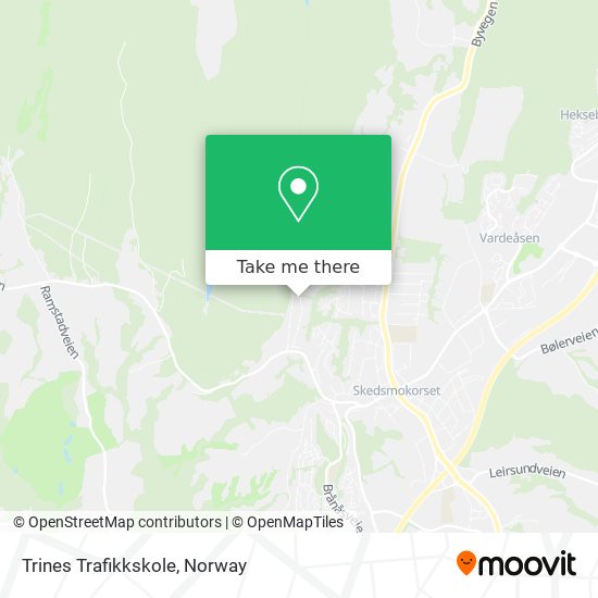 Trines Trafikkskole map