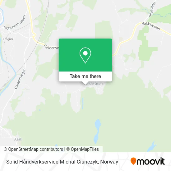Solid Håndverkservice Michal Ciunczyk map