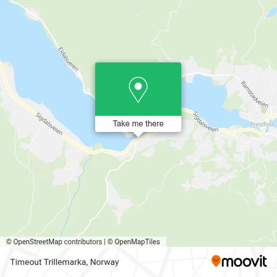 Timeout Trillemarka map