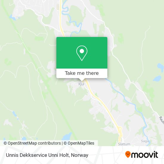 Unnis Dekkservice Unni Holt map