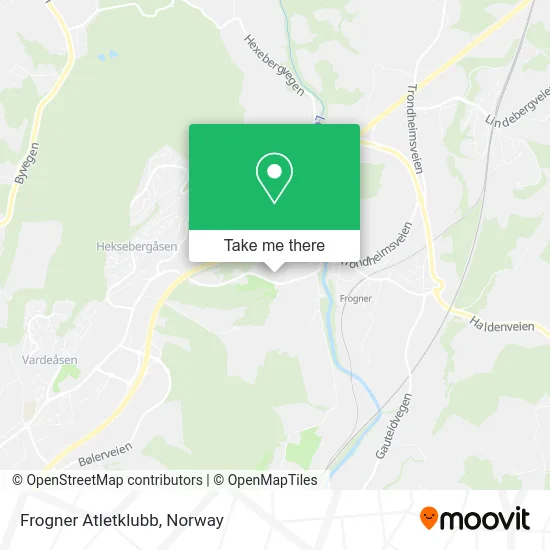 Frogner Atletklubb map