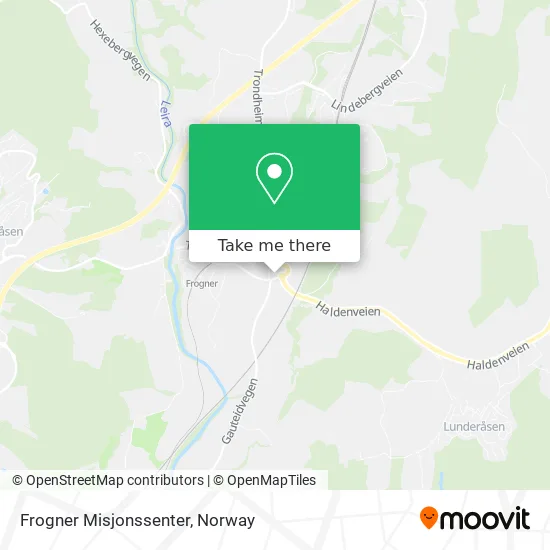 Frogner Misjonssenter map