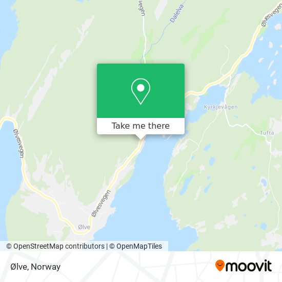 Ølve map