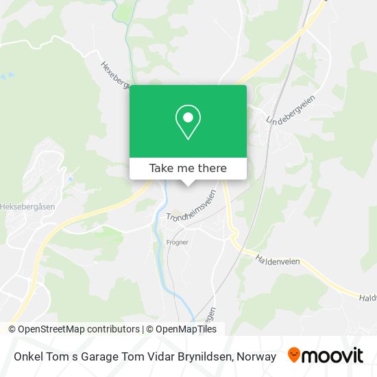 Onkel Tom s Garage Tom Vidar Brynildsen map