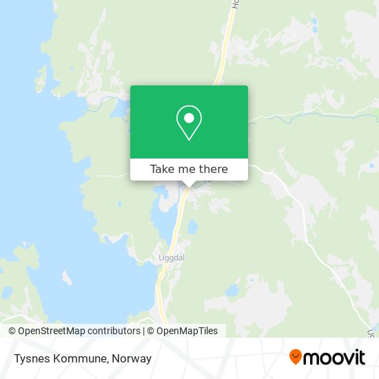 Tysnes Kommune map