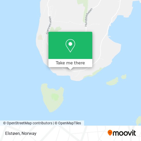 Elstøen map