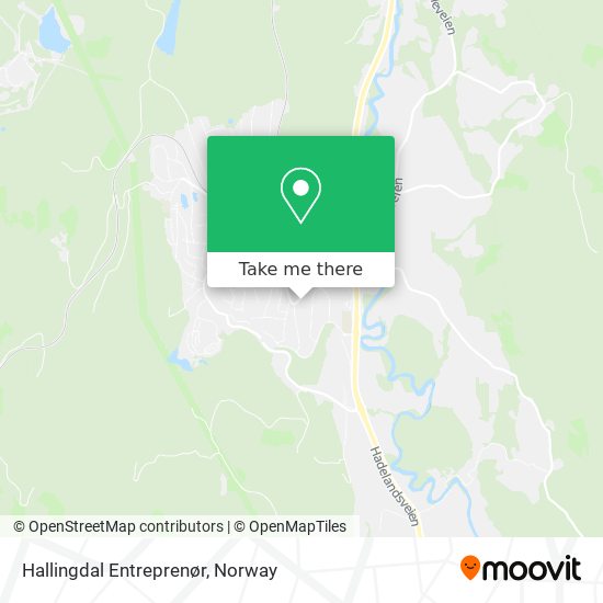 Hallingdal Entreprenør map