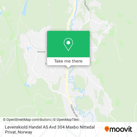 Løvenskiold Handel AS Avd 304 Maxbo Nittedal Privat map