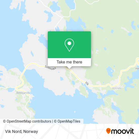 Vik Nord map