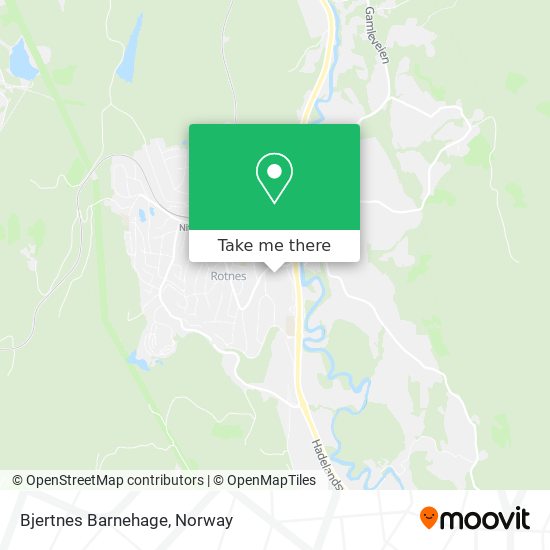 Bjertnes Barnehage map