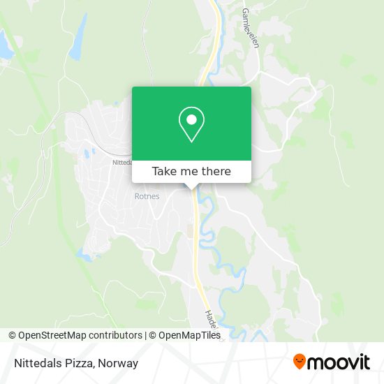 Nittedals Pizza map