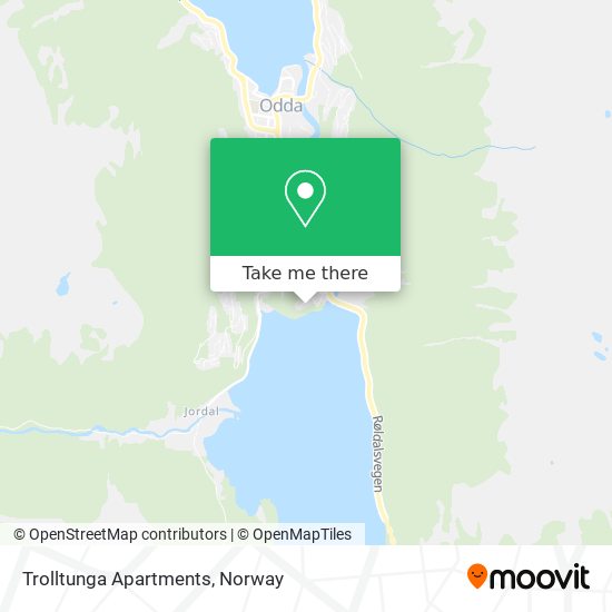 Trolltunga Apartments map