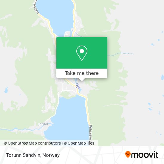 Torunn Sandvin map