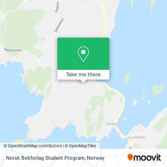 Norsk Bokforlag Student Program map