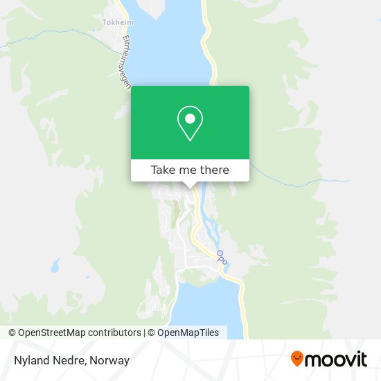 Nyland Nedre map