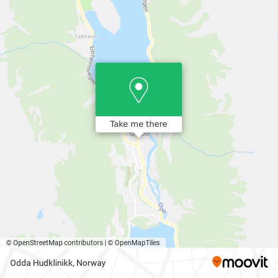 Odda Hudklinikk map