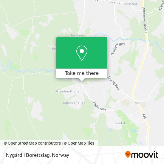 Nygård i Borettslag map