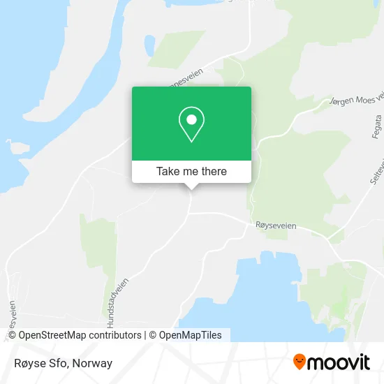 Røyse Sfo map