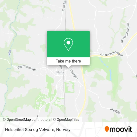 Helseriket Spa og Velvære map