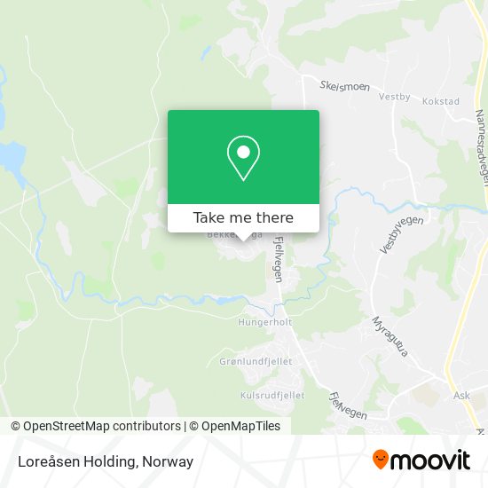 Loreåsen Holding map