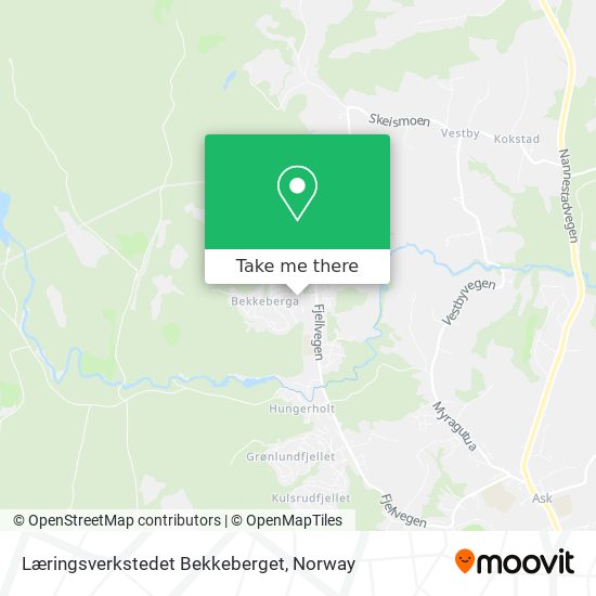 Læringsverkstedet Bekkeberget map