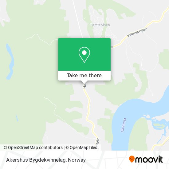 Akershus Bygdekvinnelag map