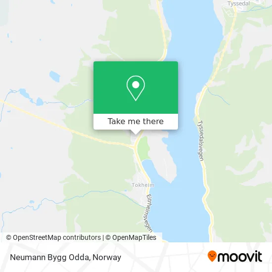 Neumann Bygg Odda map