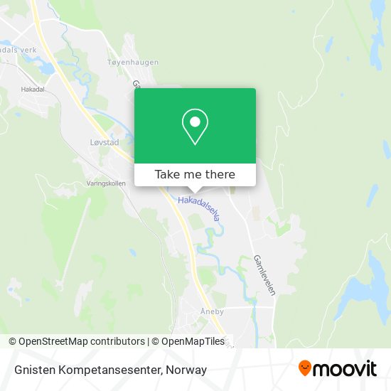 Gnisten Kompetansesenter map