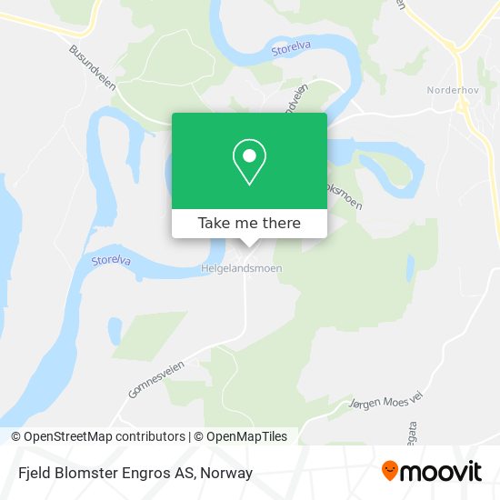 Fjeld Blomster Engros AS map