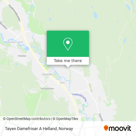Tøyen Damefrisør A Helland map