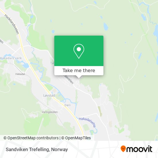 Sandviken Trefelling map