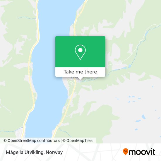 Mågelia Utvikling map