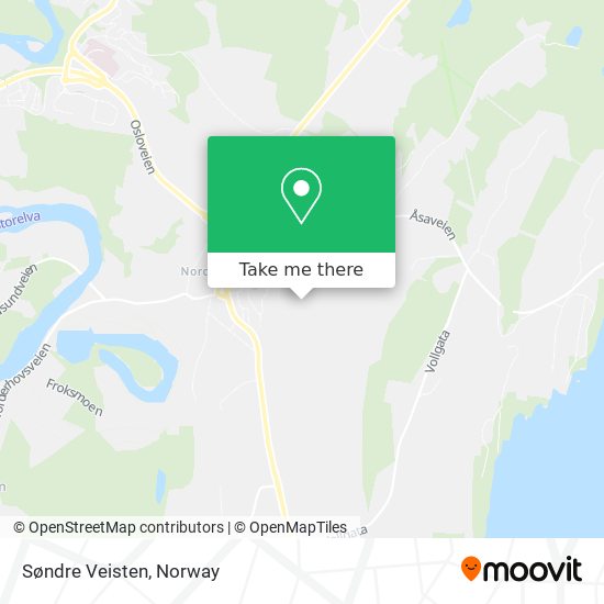 Søndre Veisten map