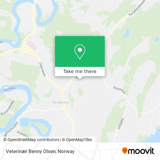 Veterinær Benny Olsen map