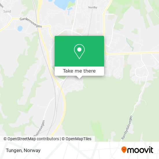 Tungen map