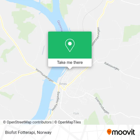 Biofot Fotterapi map